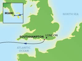 10-Day Transatlantic from Southampton (London)