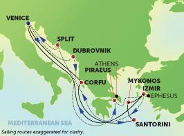 15-Day Adriatic, Greece & Turkey from Venice (Combined Itinerary)