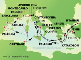21-Day Eastern & Western Mediterranean