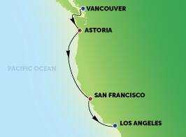 5-Day Pacific Coastal from Los Angeles