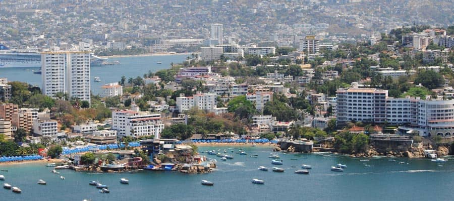View of Acapulco on your Mexican Riviera Cruise