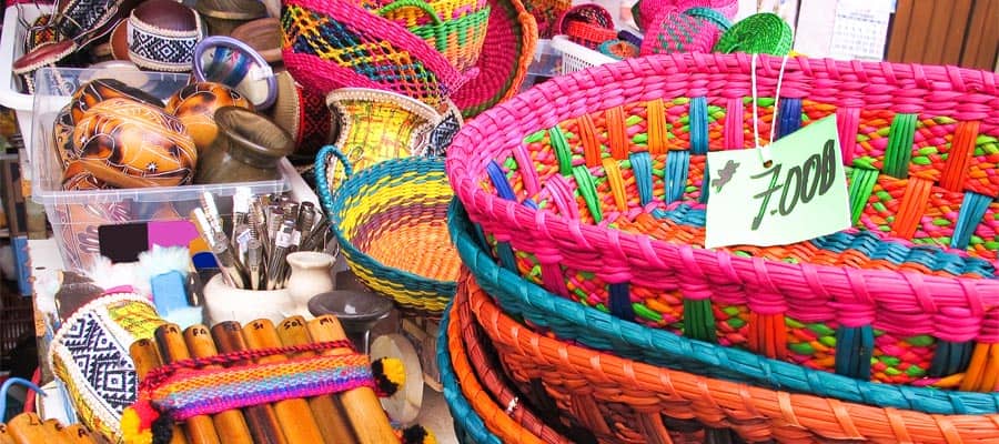 Pick up some traditional souvenirs on an Arica cruise