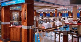 Norwegian Dawn cruise ship Bamboo dinning room with a taste of Asia