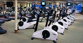 Norwegian Dawn cruise ship El Dorado fitness center and exercise facilities.