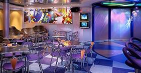 Norwegian Dawn cruise ship Teen Club with video, jukebox, fooseball and air hock