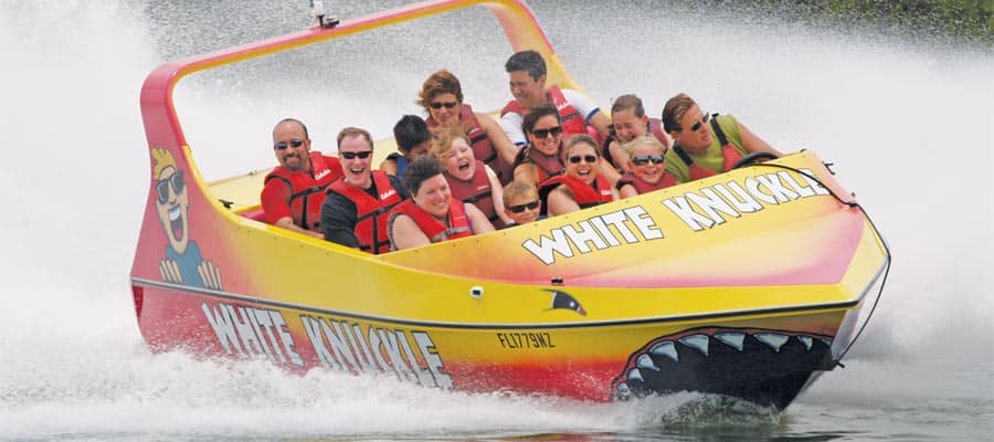 White Knuckle Thrill Boat on your cruise from Key West
