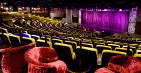 Norwegian Epic cruise ship The Epic Theatre featuring the Blue Man Group.