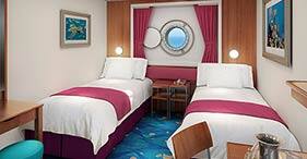 Norwegian Pearl cruise ship Oceanview Stateroom with porthole.