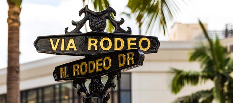 Rodeo Drive on your Los Angeles cruise