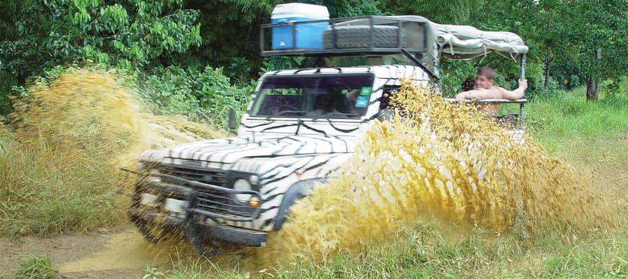 Experience the real Jamaica in a 4X4 Land Rover on your Caribbean Cruise