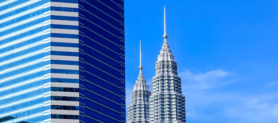 Petronas Towers in Port Klang