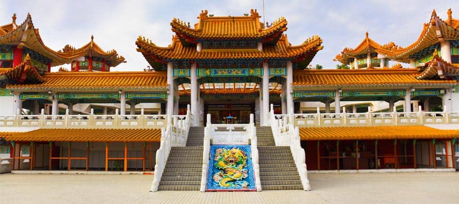 Thean Hou Temple on your cruise to Port Klang