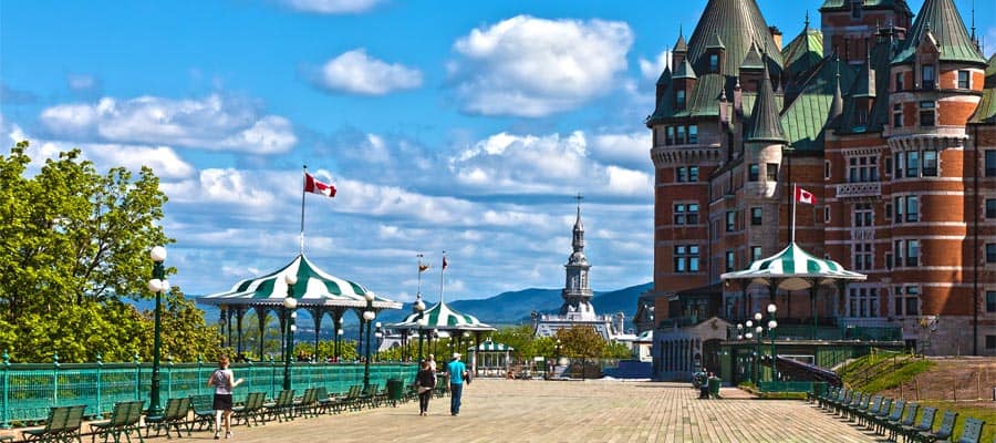 Your cruise vacation is not complete without a visit to hotel Chateau Frontenac