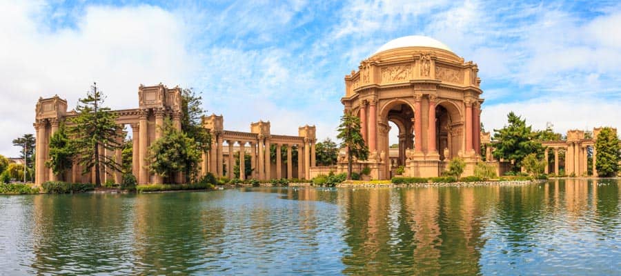 Exploratorium and Palace of Fine Art on your cruise from San Francisco