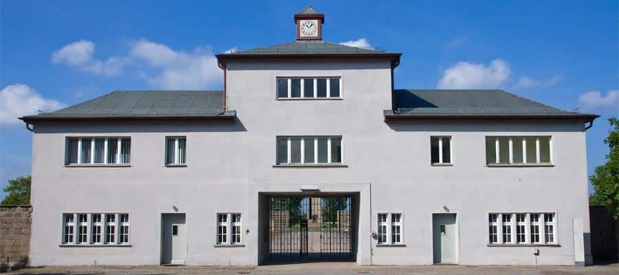 Entrance to Sachsenhausen concentration camp