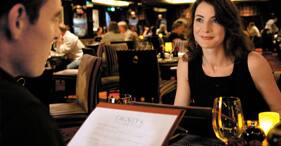Norwegian Dawn cruise ship Cagney's Steak House dinning