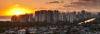 Honolulu, HI - City Sunset