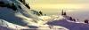 Snow clad mountains in one of Norwegian's cruises from Vancouver to Alaska