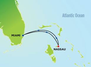 2-Day Weekend Getaway, Round-trip Miami