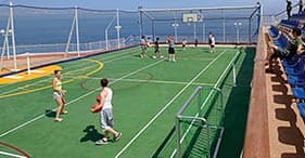 Norwegian Jade cruise ship Basketball court.