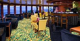 Norwegian Jade cruise ship Star Bar with a 1920's gangster theme.