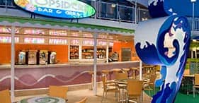 Norwegian Jade cruise ship Topsider's Bar & Grill close to the pool and hot tubs