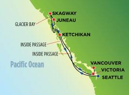 7-Day Glacier Bay, Seattle to Vancouver