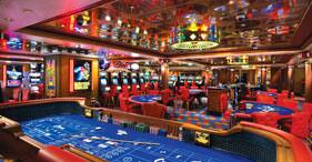 Norwegian Star cruise ship guests at casino.