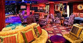 Norwegian Pearl cruise ship Bliss Ultra Lounge & Nightclub with bowling alley.