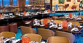 Norwegian Pearl cruise ship Blue Lagoon 24-hour food court.