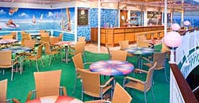 Norwegian Pearl cruise ship Sky High Grill with hot air balloon theme.