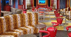 Pride of America cruise ship Connections Teen Club with dance floor, jukebox, an
