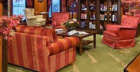 Pride of America cruise ship Library with artifacts from the SS America.