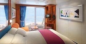 Pride of America cruise ship Mid-ship Balcony stateroom