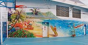 Norwegian Sky cruise ship Basketball and Volleyball Court.