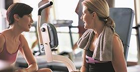 Norwegian Sky cruise ship Body Waves Fitness Center with classes from 6am to 11p