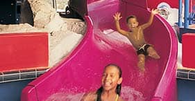Norwegian Star cruise ship Splash Down Kids Pool with waters slides, a paddling 