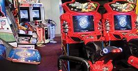 Norwegian Star cruise ship Video Zone with a variety of arcade games.