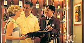 Norwegian Star cruise ship Wine Cellar with a wide selection to sample and buy.
