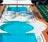 five hot tubs and pools on Norwegian Sun