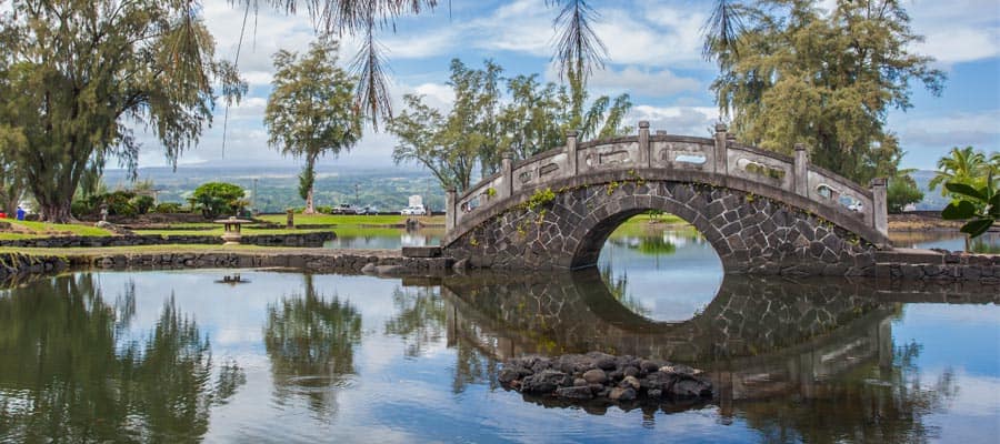 Stop by the Japanese Gardens on a Hawaii Cruise