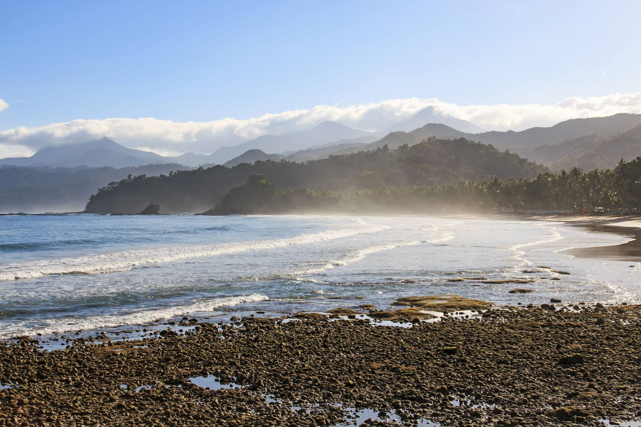 Palawan beach, by the Undergorund River, Philippines