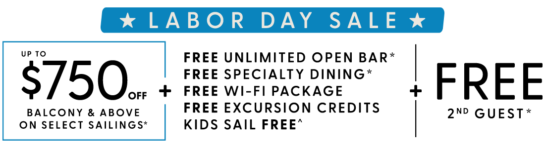 50% OFF All Cruises
