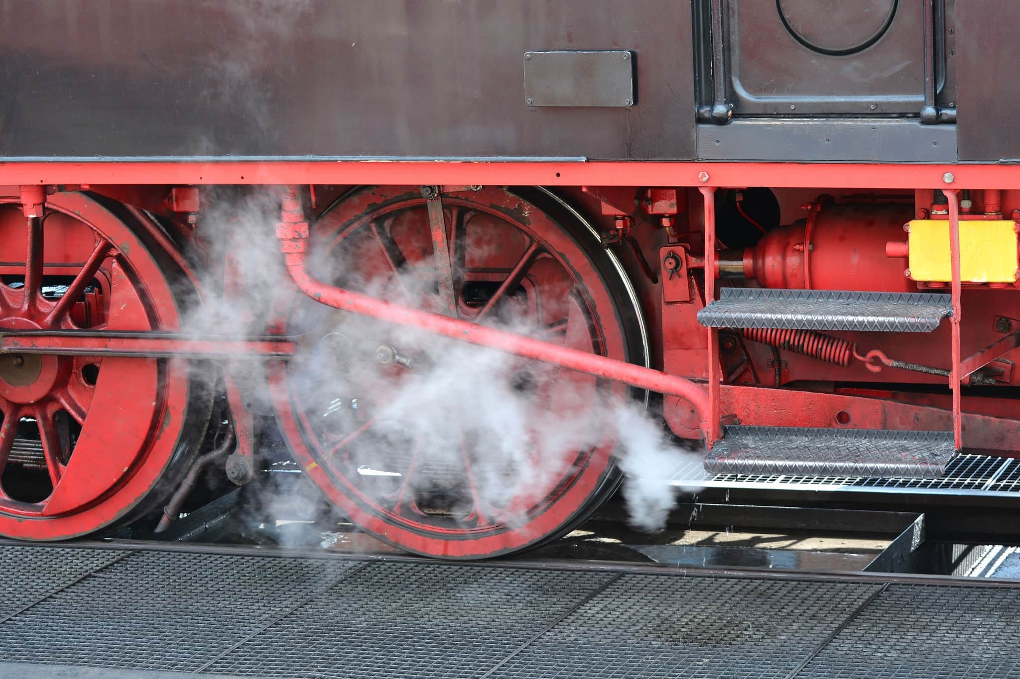 Steam Train in the station of Bad Doberan