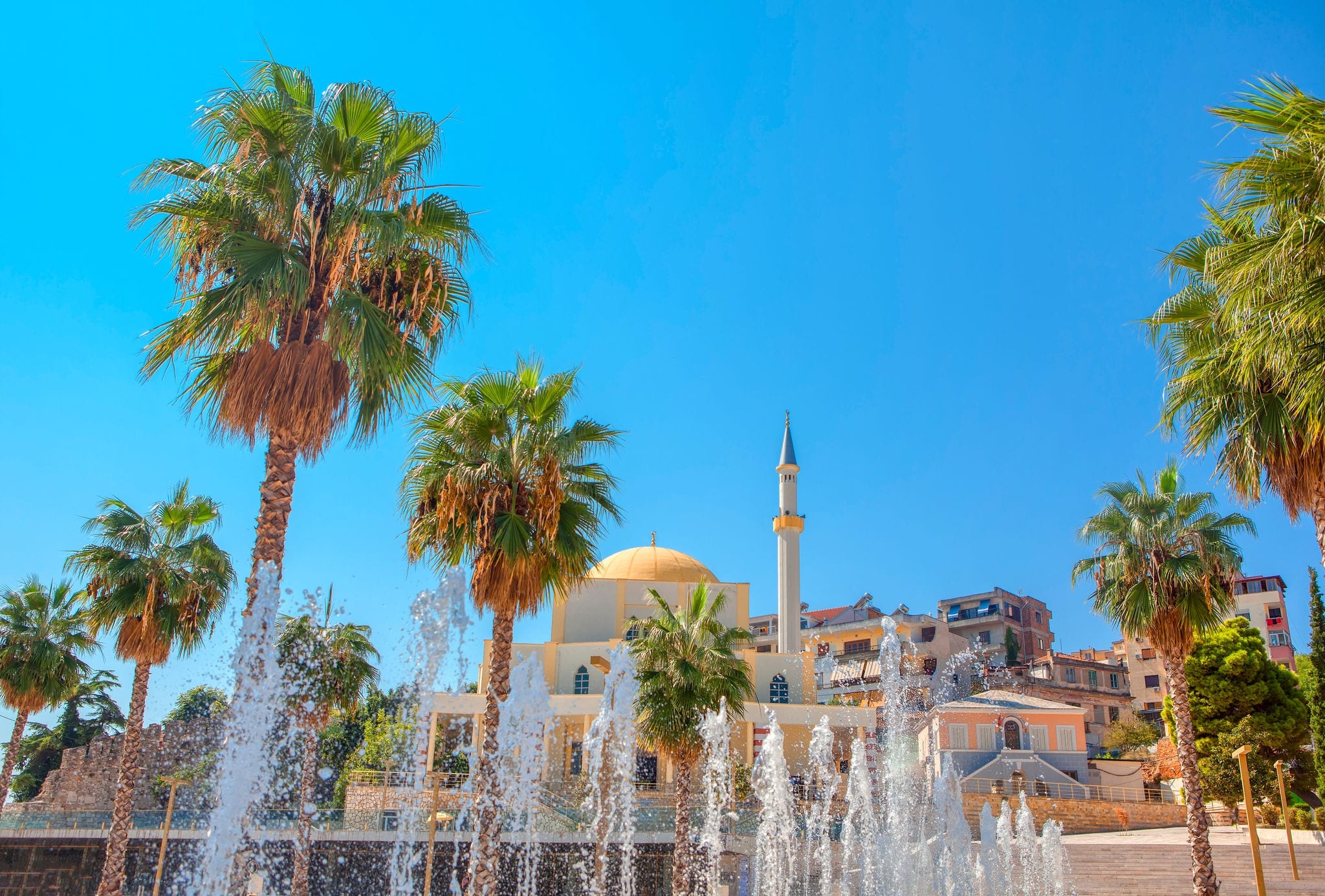 Durres Downtown Lulishte Qender , Albania 