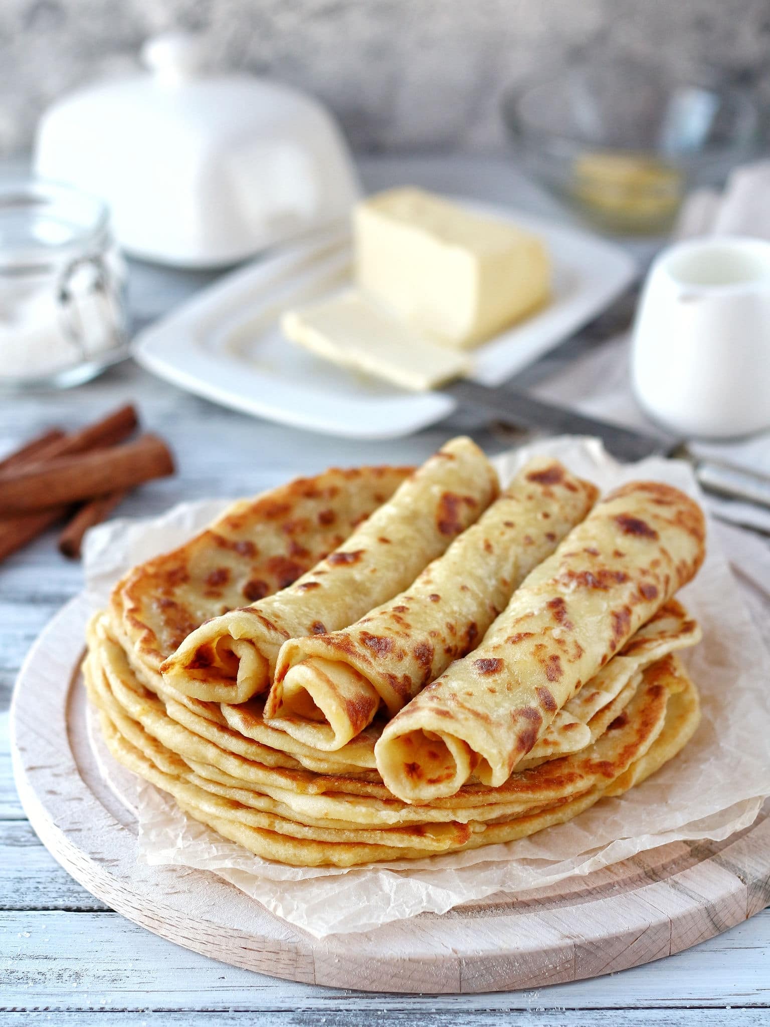 Scandinavian potato pancakes lefse