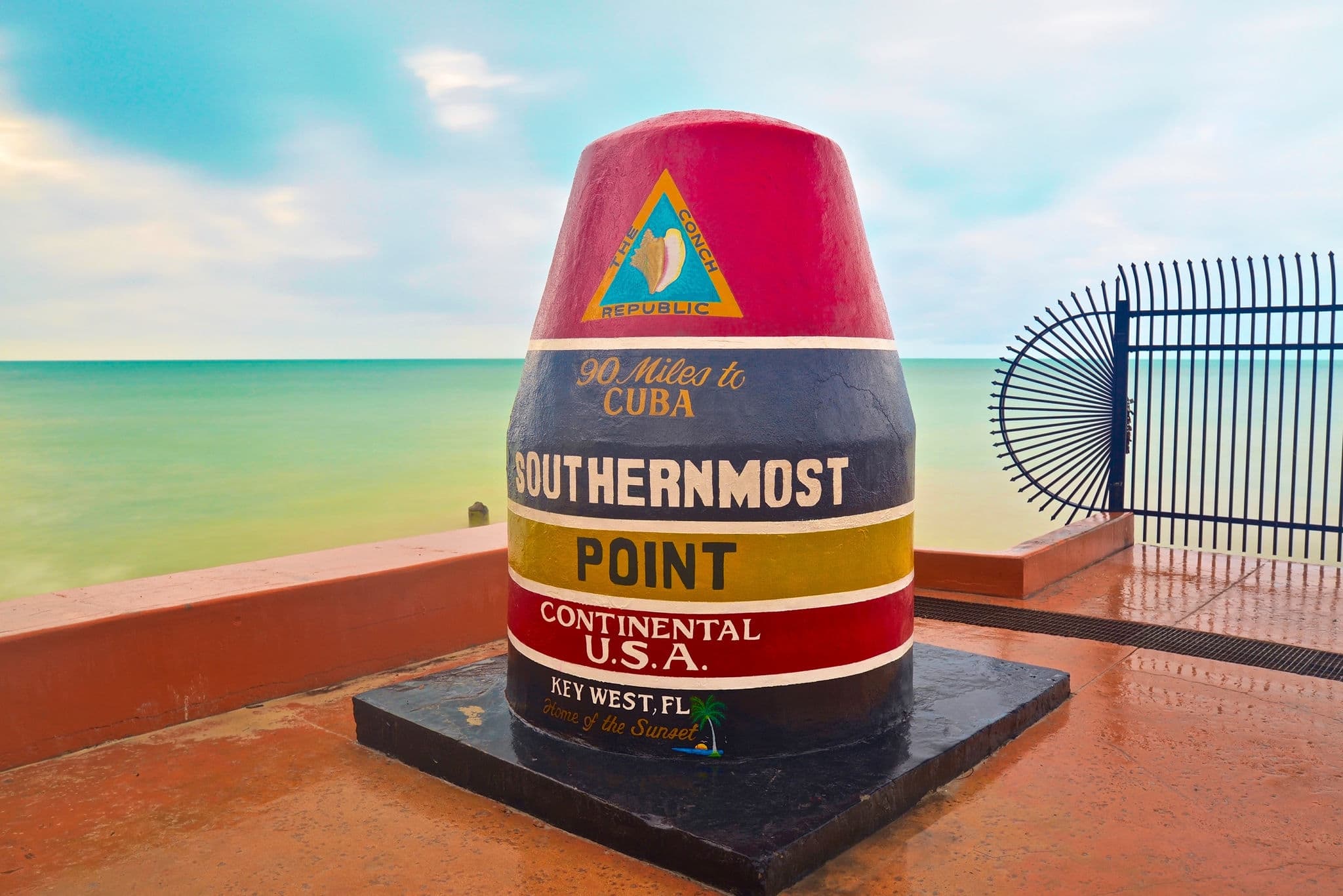 The Southernmost Point Buoy of Key West, Florida