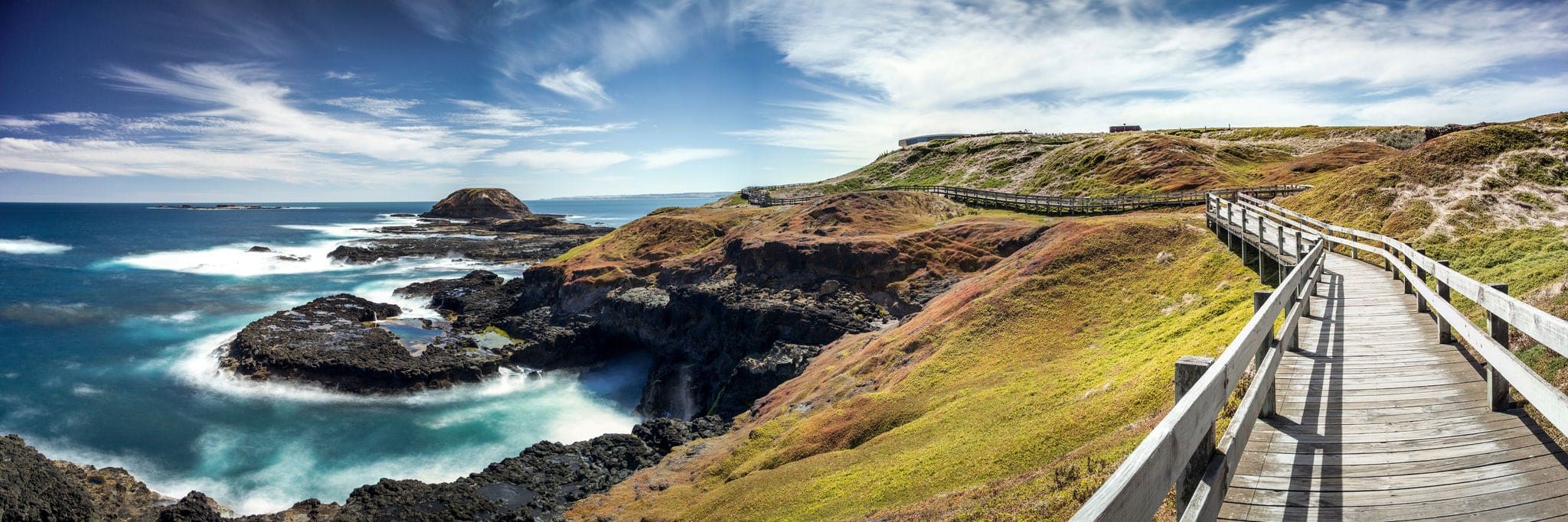 Seal Rocks at Phillip Island in Victoria, Australia.