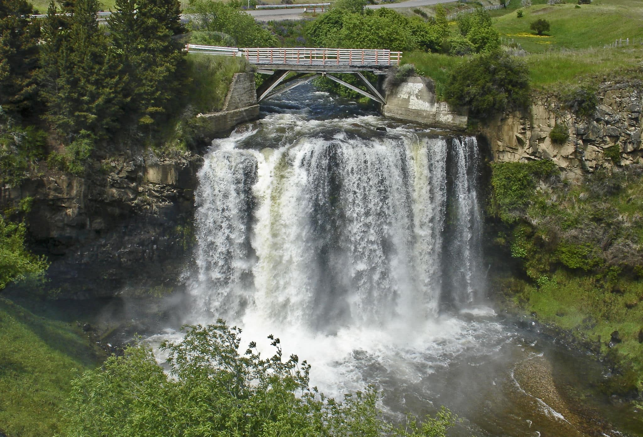 Water fall near Coyhaique, Patagonia, Chile