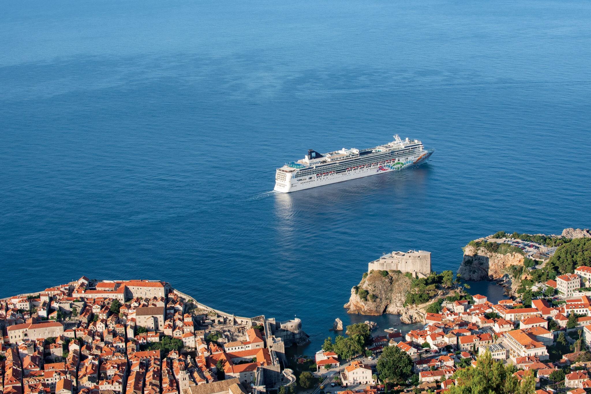NCL-Pearl-Cruise-Aerial-Dubrovnik-City